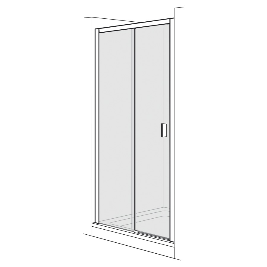 Porte coulissante Optima 6 Plus Niche