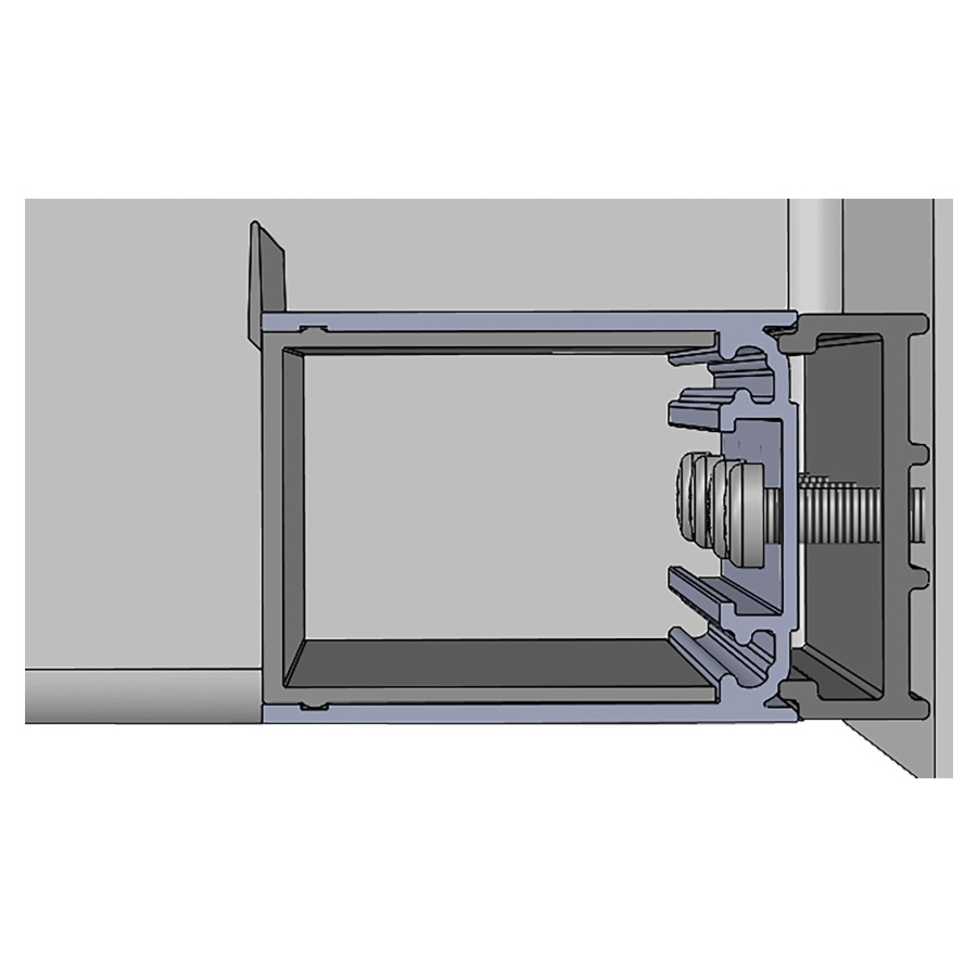 Profilé d'élargissement Duscholux 10 mm