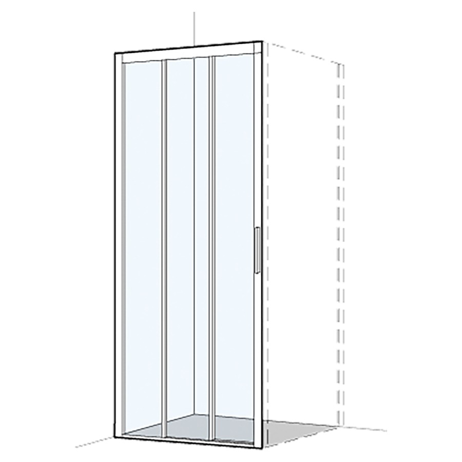 Porte coulissante S400Plus pour cloison latérale