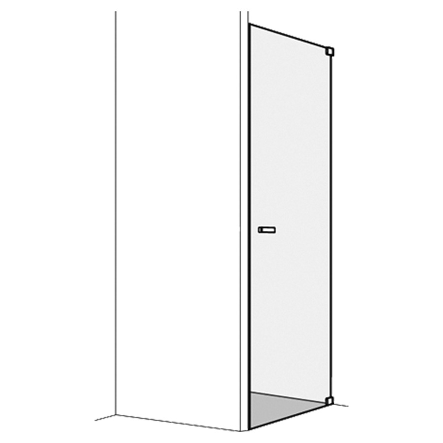 Porte battante S808 NICHE
sans cadre, 40-70 cm, H 200 cm
montage à droite
