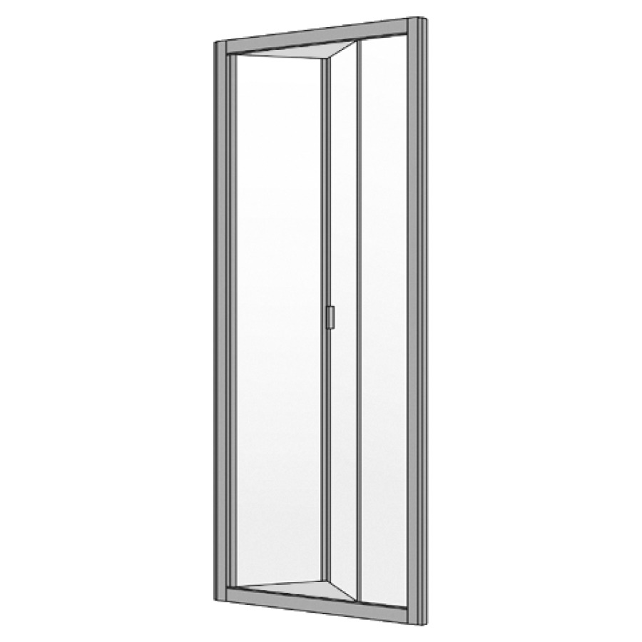 Porte coul. pliante S400 pour cloison latérale