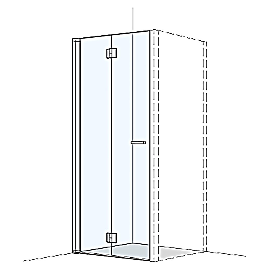 Porte pliante S400Plus pour cloison latérale