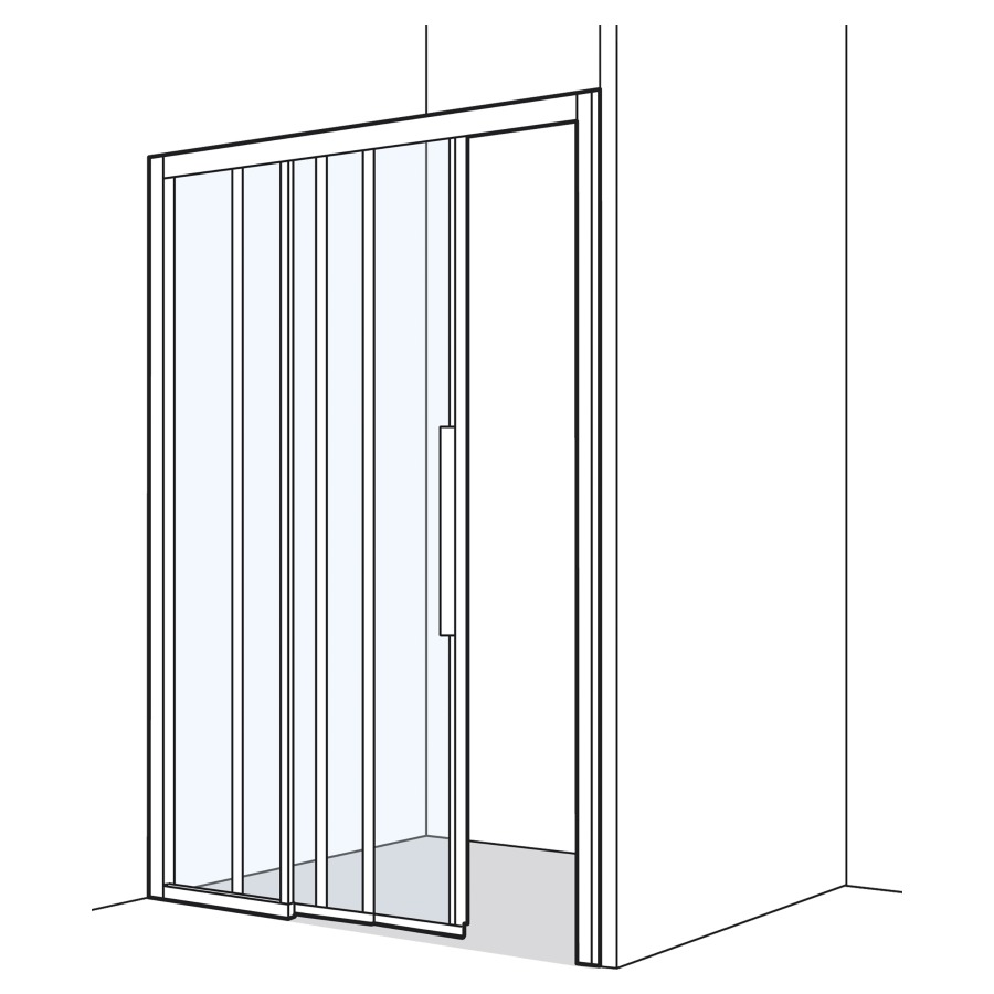 Porte coulissante S400 Comfort Niche