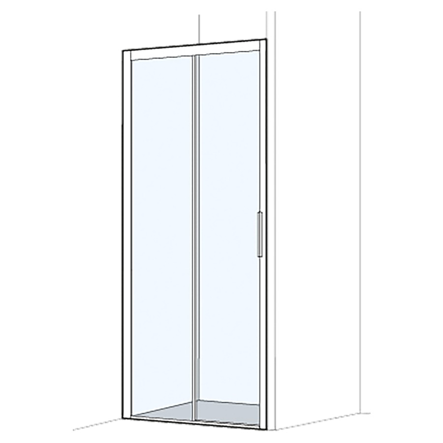 Porte coulissante S400PLUS
NICHE
136-139 cm, H 200 cm
2 panneaux, partie fixe à
gauche