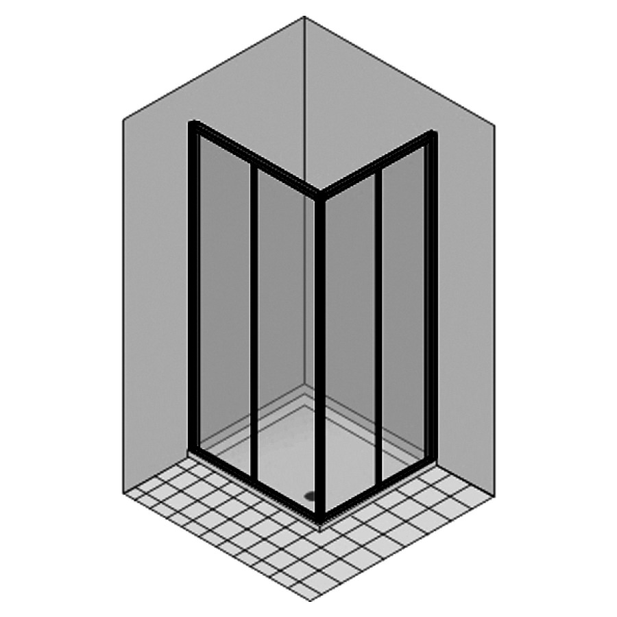 Entrée diagonale DUKESSA 3000 Glass