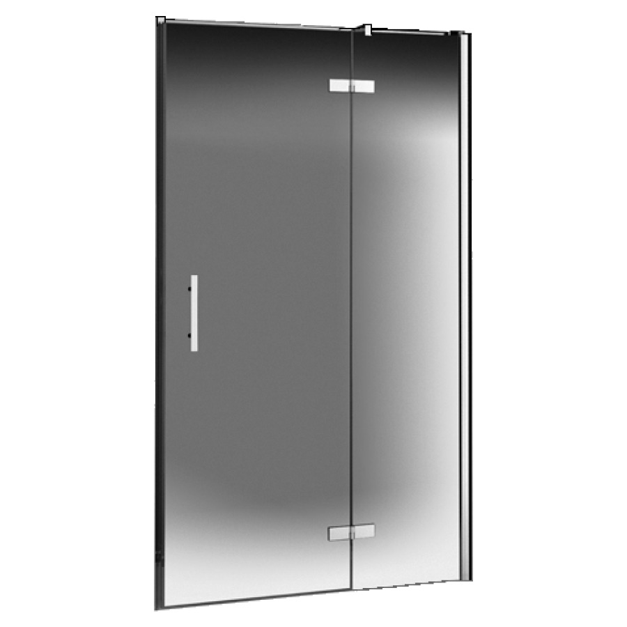 Porte tournante PUR
avec profilé de raccordement
au mur
100 cm, H 200 cm
montage à droite, partie fixe
avec barre de stabilisation