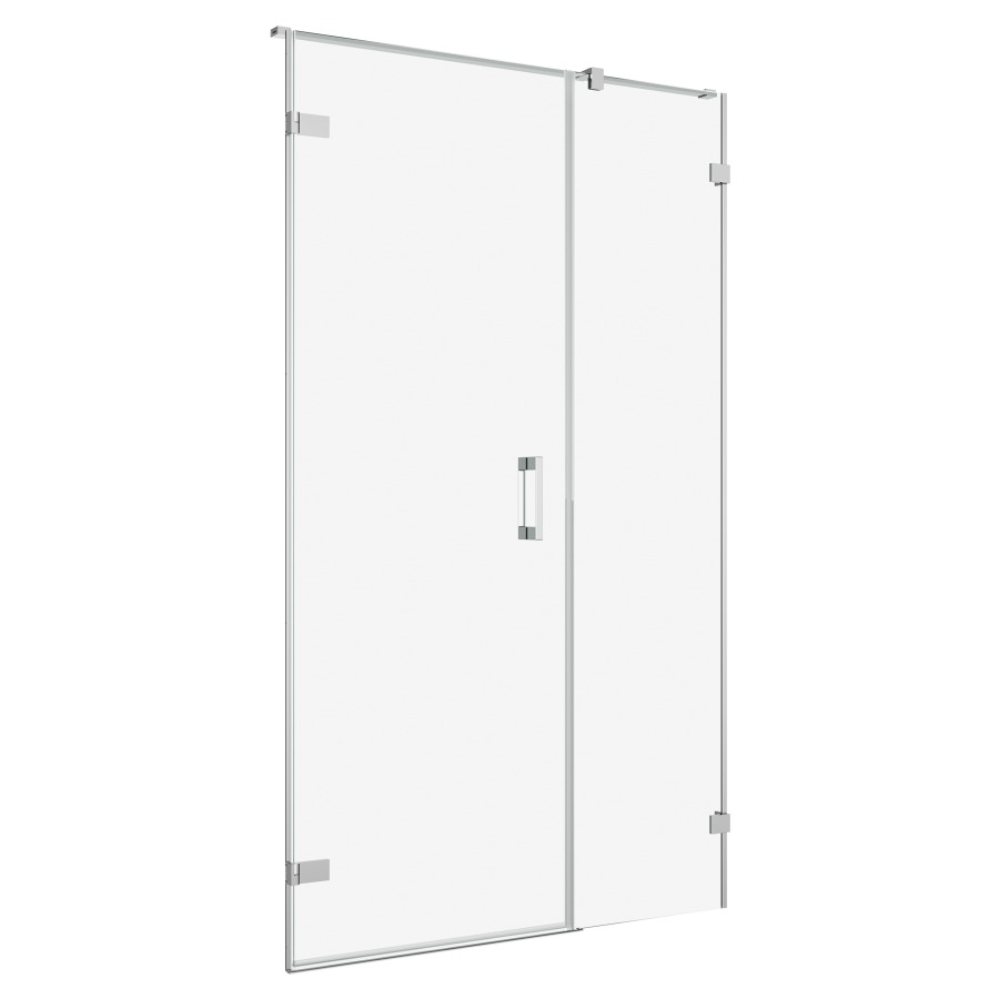 Porte tournante PUR
avec équerre murale
H -200 cm, largeur -160 cm
montage à gauche, cloison
latérale en alignement
avec barre de stabilisation
MESURES EXACTES SELON PRISE DE
MESURES