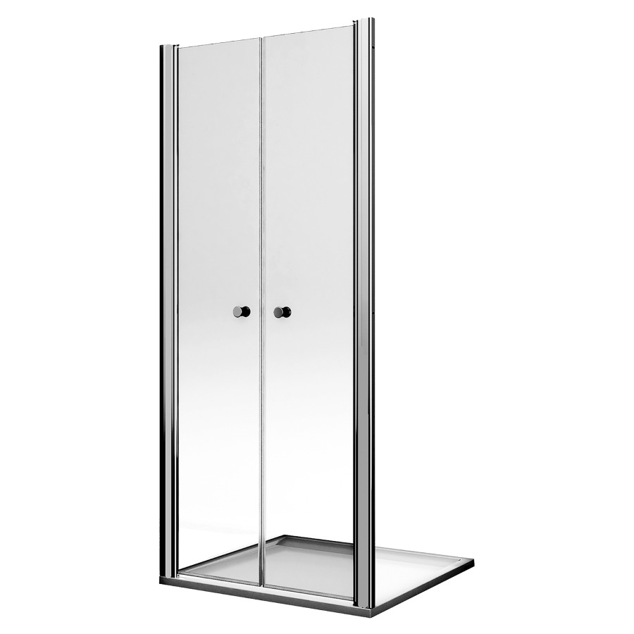 Porte battante SOLINO
73-77,5 cm, H 200 cm
2 panneaux, pour niche ou
cloison latérale, ouverture
intérieure et extérieure
protection Aquaperle