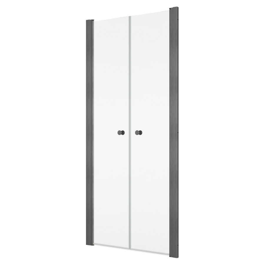 Porte battante SOLINO
77,5-81,5 cm, H 200 cm
2 panneaux, pour niche ou
cloison latérale, ouverture
intérieure et extérieure
protection Aquaperle