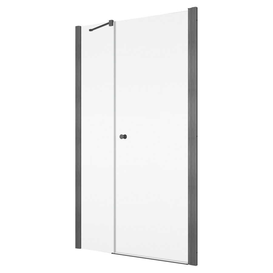 Porte tournante SOLINO
137,5-141 cm, H 200 cm
1 partie fixe
pour niche ou cloison latérale
ouverture intérieure et
extérieure, protection
Aquaperle