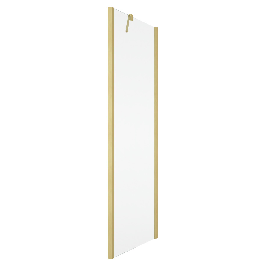 Cloison latérale SOLINO
L et H production sur mesure
pour porte battante 2 panneaux
support de stabilisation
inclus, protection Aquaperle