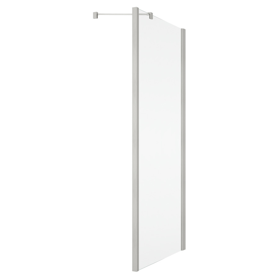 Cloison latérale SOLINO
78-80 cm, H 200 cm
pour porte battante 1 partie
fixe, support de stabilisation
inclus, protection Aquaperle