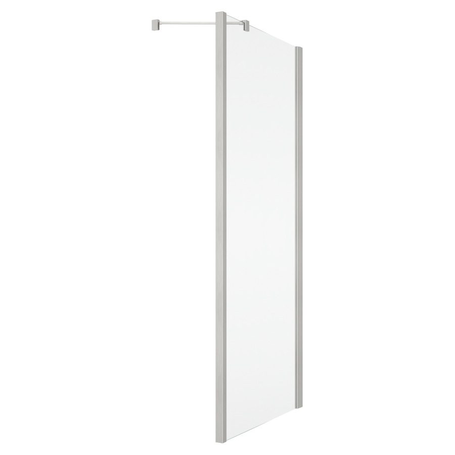 Cloison latérale SOLINO
98-100 cm, H 200 cm
pour porte battante 1 partie
fixe, support de stabilisation
inclus, protection Aquaperle