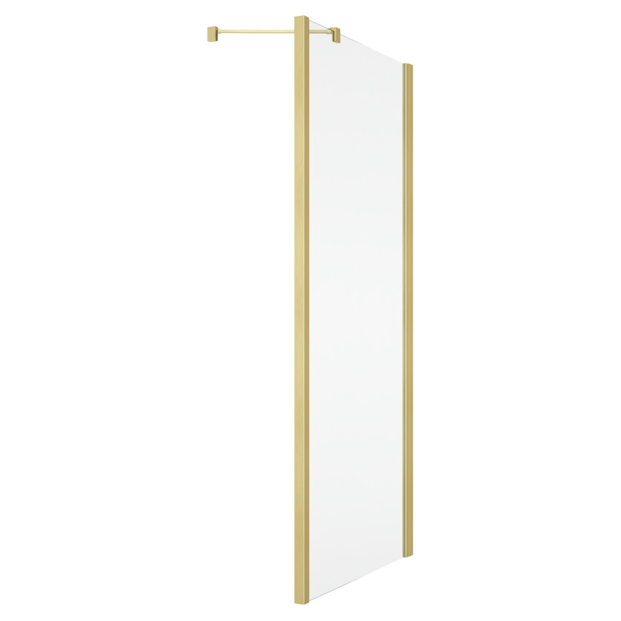 Cloison latérale SOLINO
118-120 cm, H 200 cm
pour porte battante 1 partie
fixe, support de stabilisation
inclus, protection Aquaperle