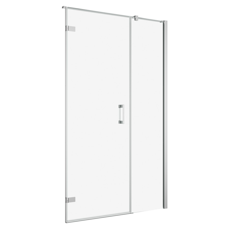 Porte tournante PUR
avec équerre murale
H -200 cm, largeur -200 cm
montage à gauche, cloison
latérale en alignement avec
profilé de raccordement au mur
avec barre de stabilisation
MESURES EXACTES SELON PRISE DE
MESURES