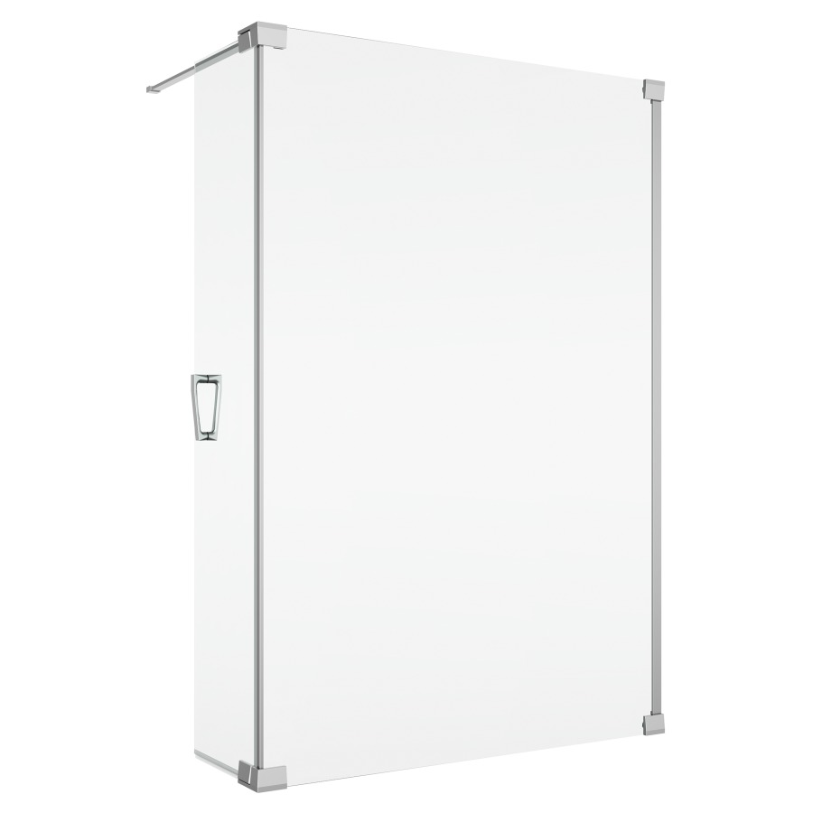 Cloison latér. CADURA Walk-In
avec element battant mobile
44 cm charnières à droite
100 cm, H 200 cm
avec barre de stabilisation
ouverture de l'élément battant
à 90° vers l'intérieur et
l'extérieur