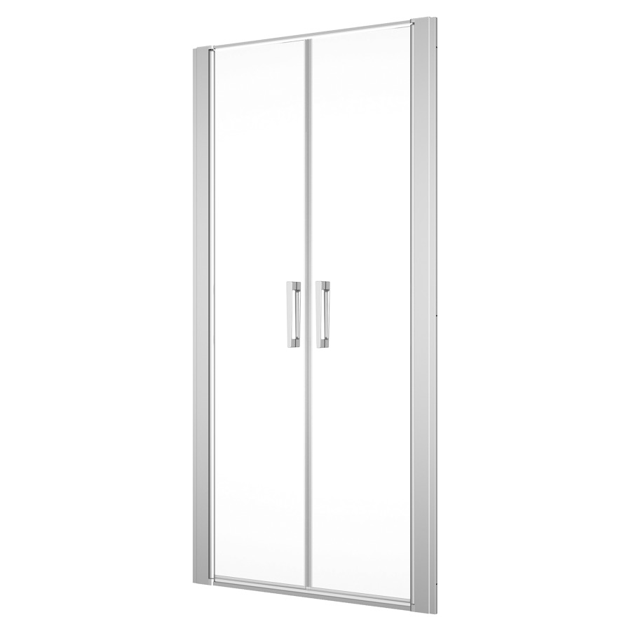 Porte battante DIVERA
100 cm, H 200 cm, 2 panneau
pour niche où cloison latérale
ouverture intérieure et
extérieure, protection
Aquaperle