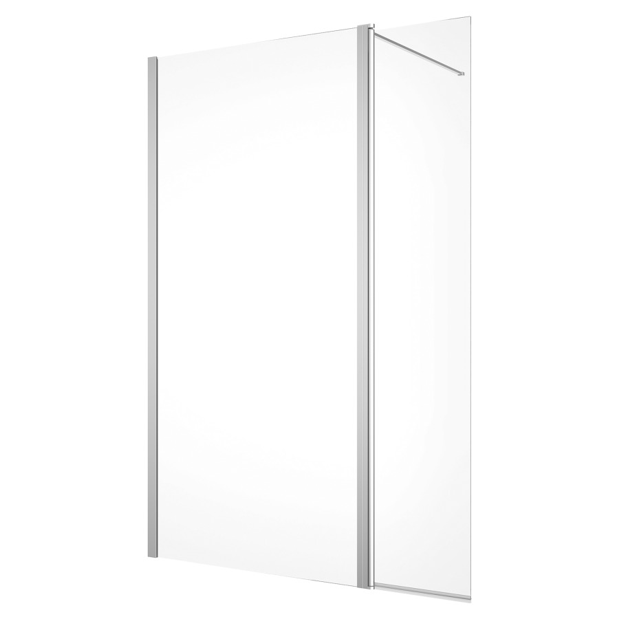 Cloison latérale DIVERA WALK-
IN, 180 cm, H 200 cm
avec élément mobile en verre
180°, protection Aquaperle