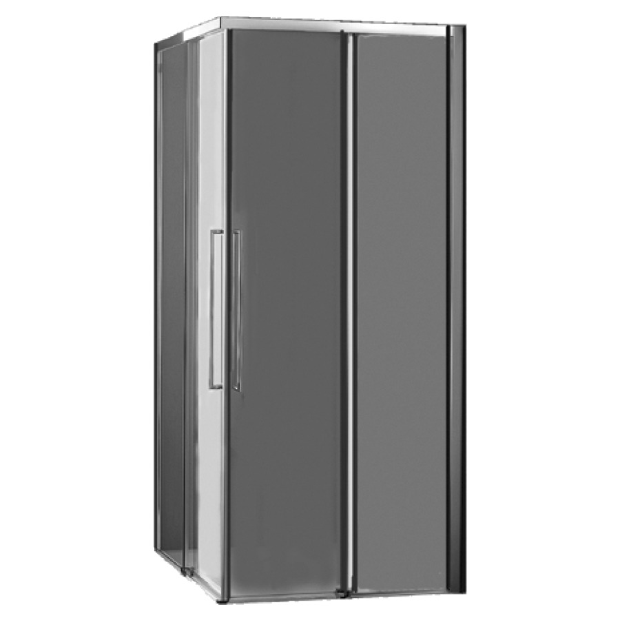Porte coulissante TRENDY
DESIGN
82-84 cm, H 195 cm
pour entrée diagonale
2 panneaux, charnières à
droite