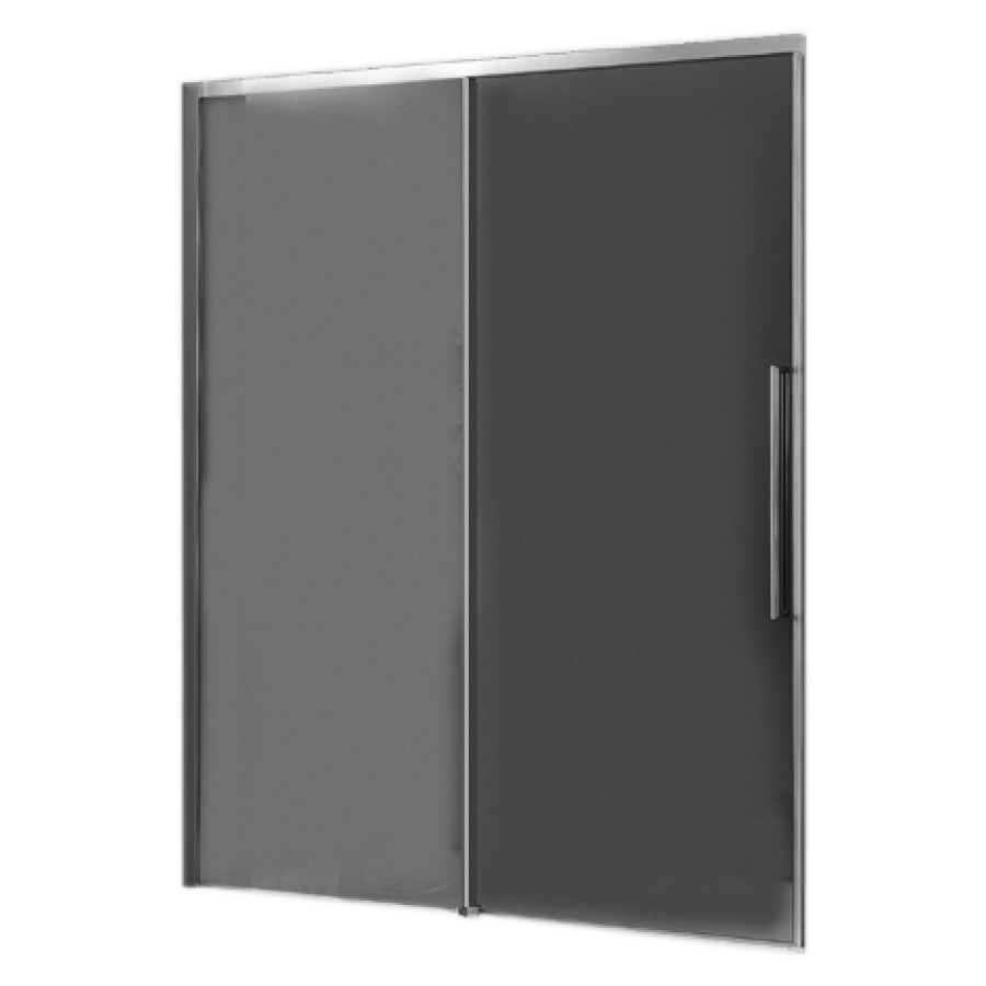 Porte coulissante TRENDY
DESIGN
117-119 cm, H 195 cm
pour cloison latérale
2 panneaux, charnières à
gauche