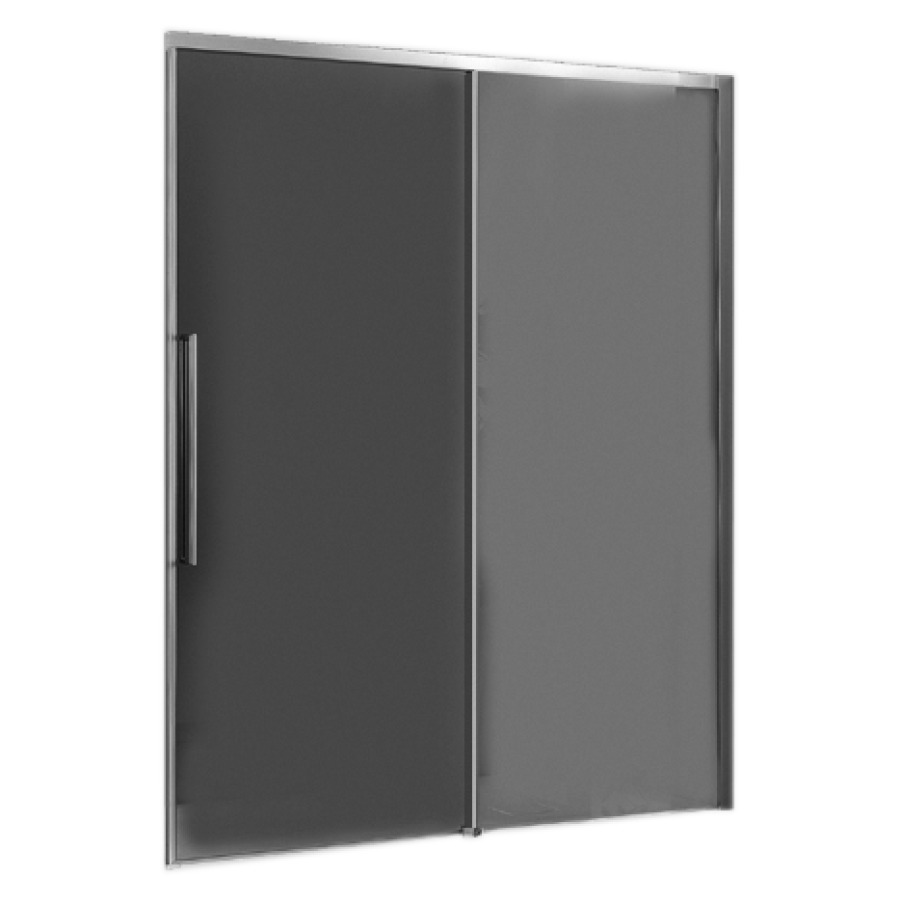 Porte coulissante TRENDY
DESIGN
137-139 cm, H 195 cm
pour cloison latérale
2 panneaux, charnières à
droite