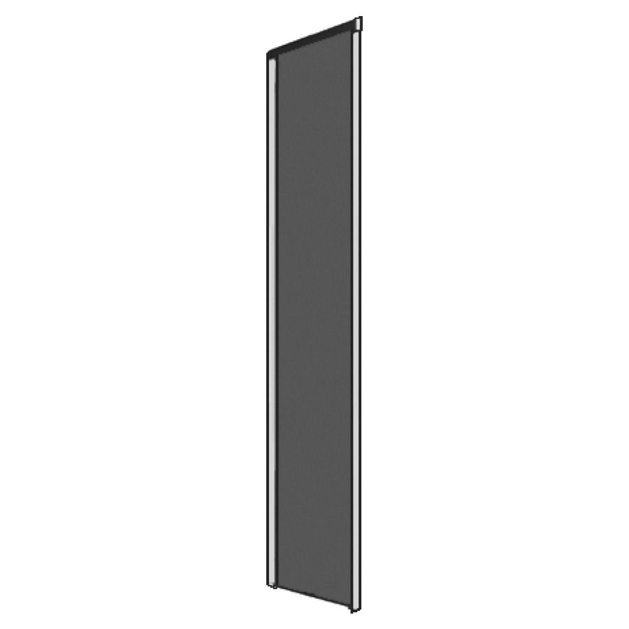 Cloison latérale TRENDY DESIGN
72-74 cm, H 195 cm
pour entrée diagonale
charnières à droite