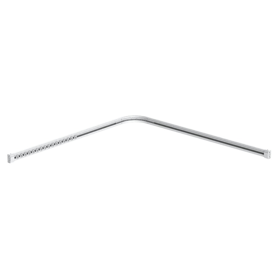 Tringle de douche BODENSCHATZ
180 x 80 cm, modèle L
Aluminium, 24 glisserus, ajustable
montage pour collage et/ou perçage
avec matériel de fixation
sans set adhésif 101587