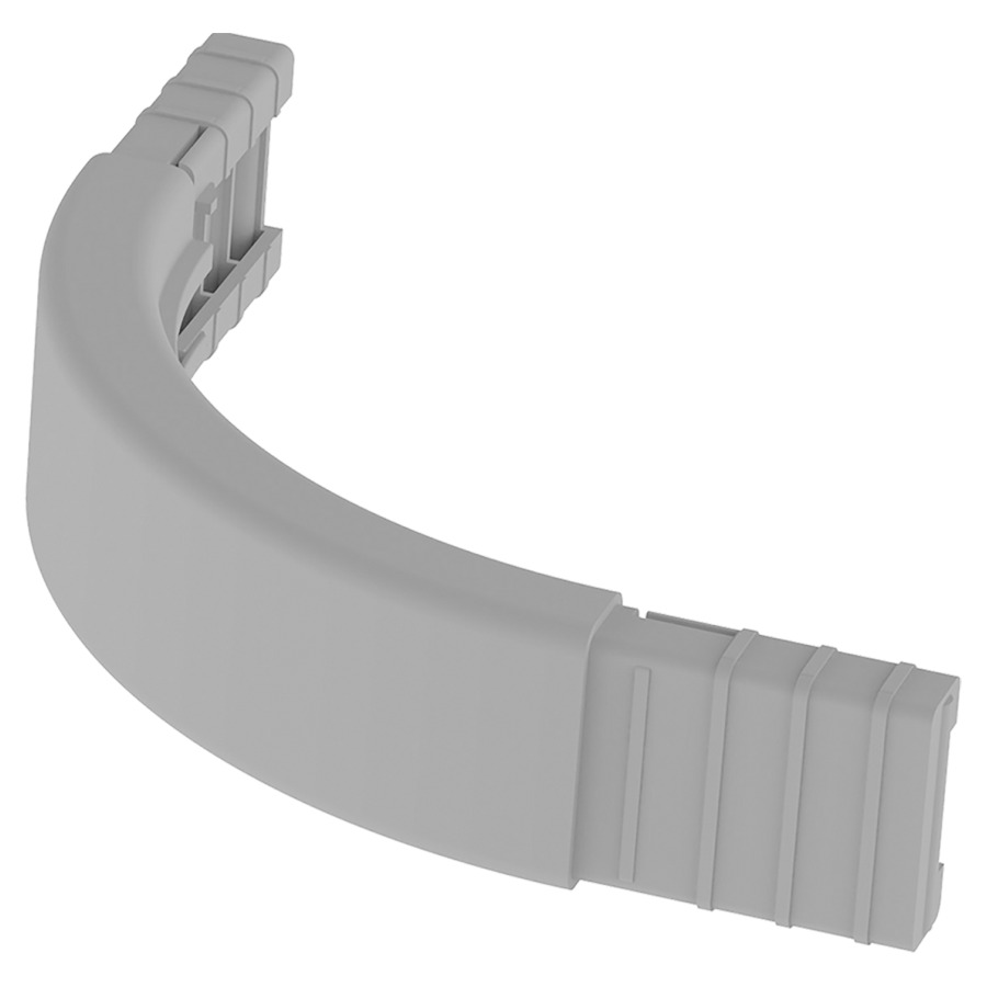 Pièce de connexion BODENSCHATZ
raccord angulaire 90°
pour rail pour rideau de
douche modèles L et U