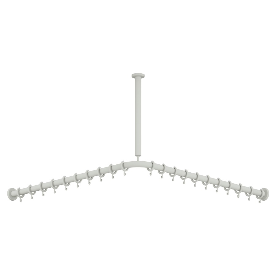 Support au plafond HEWI 477/
801, 50 cm, D 33 mm
nylon avec support en acier
ajustable de 10 cm
