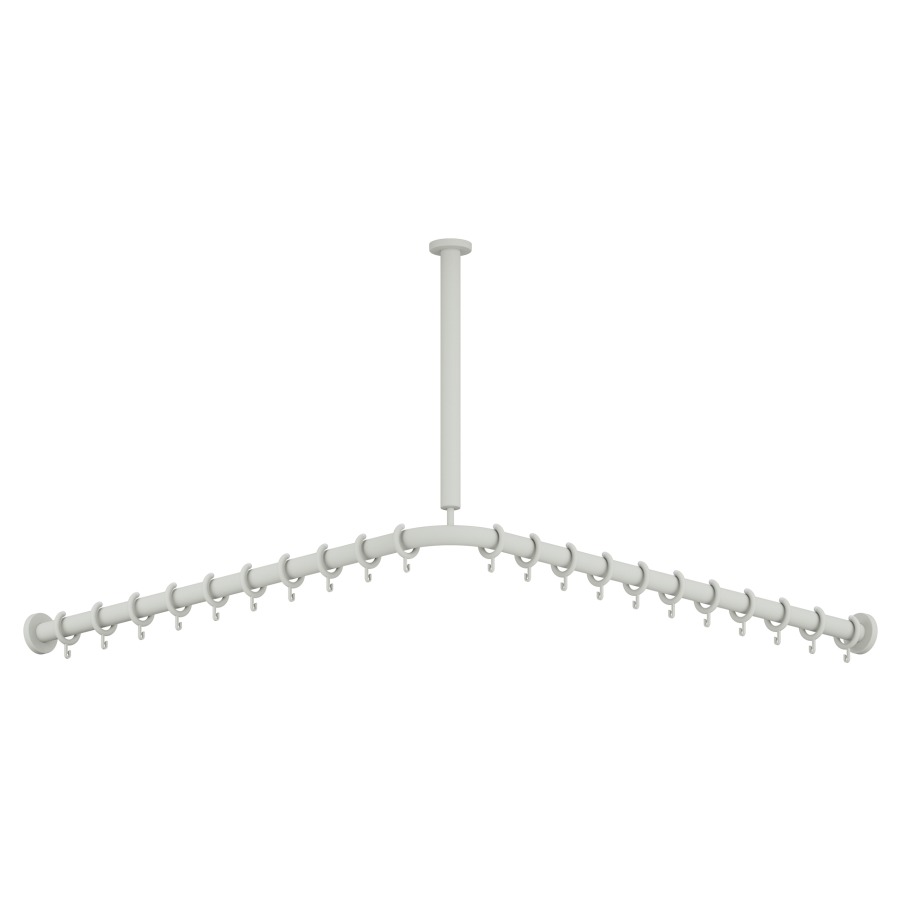 Support au plafond HEWI 477/
801, 60 cm, D 33 mm
nylon avec support en acier
ajustable de 10 cm