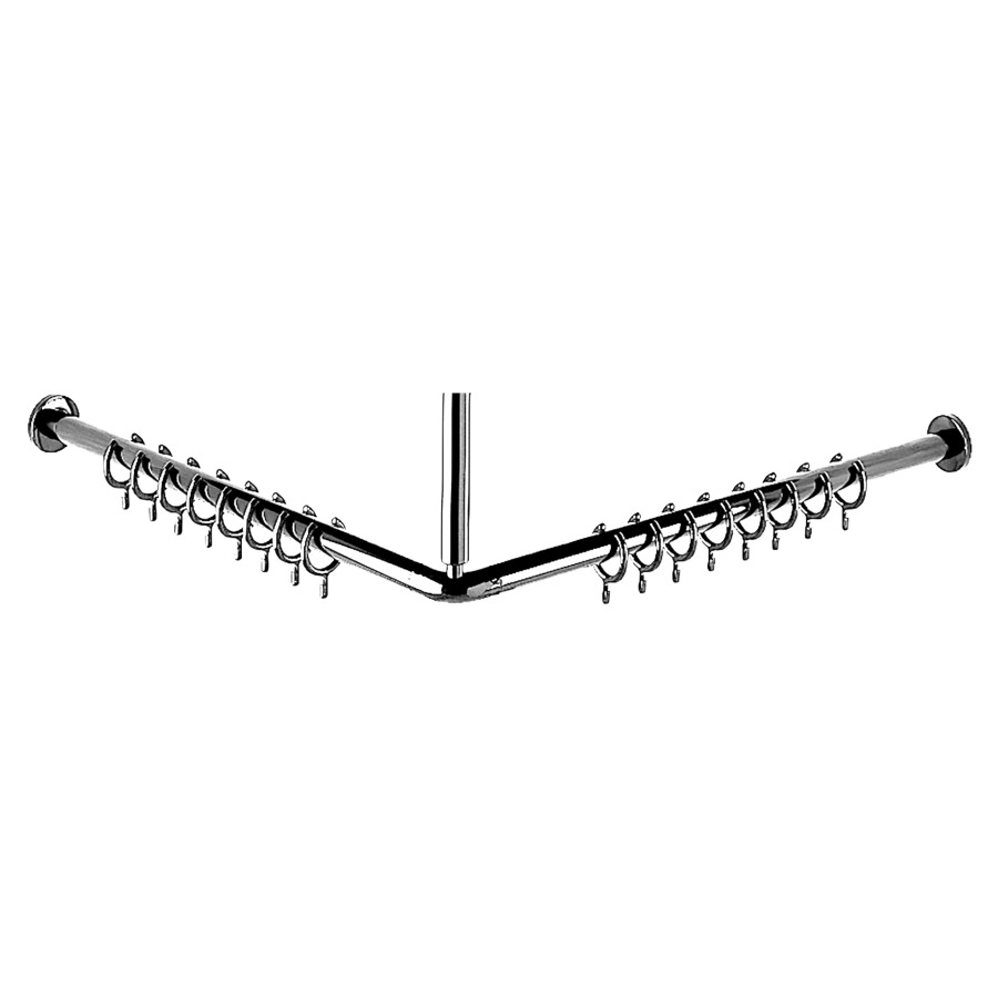 Tringle de douche N 300
100 x 100 cm
anneaux, fixation cachée
matériel, avec matériel de fixation