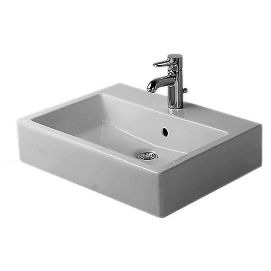 Lavabo VERO
60 x 47 x 13 cm, céramique
poli, avec trop-plein
matériel de fixation