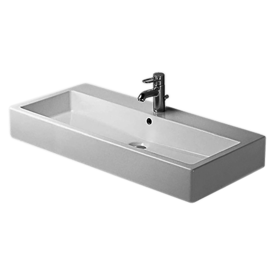 Lavabo VERO
100 x 47 cm, céramique
poli, avec trop-plein
matériel de fixation