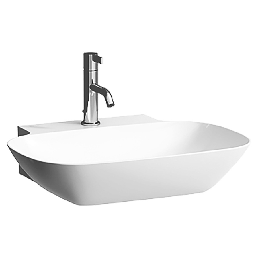 Lavabo INO
56 x 45 cm, SaphirCéramique
pour meuble suspendu
sans trop-plein