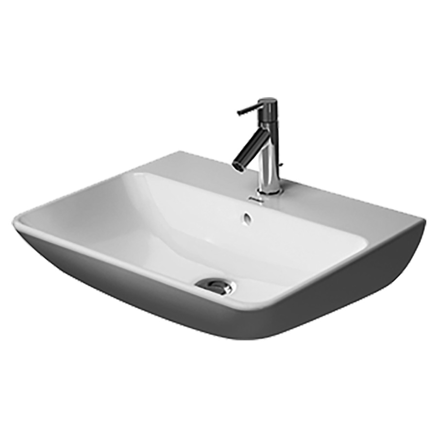 Lavabo ME BY STARCK
60 x 46 x 18 cm, céramique
avec trop-plein