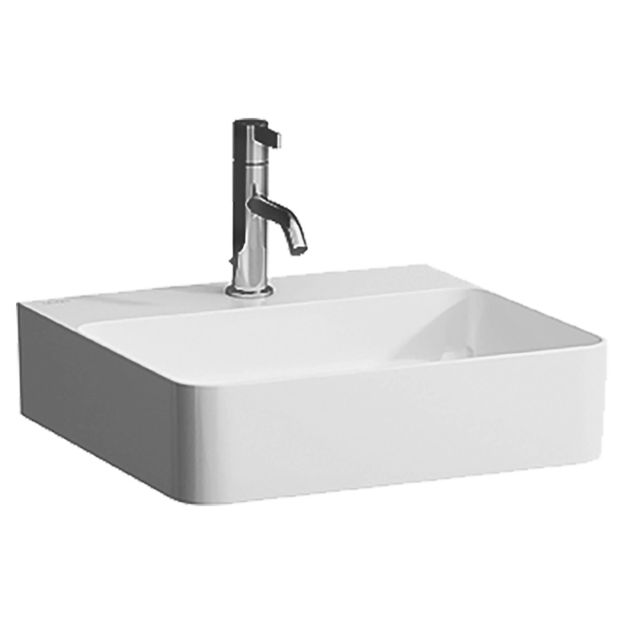 Lave-mains VAL
45 x 42 cm, SaphirCéramique
pour meuble suspendu
sans trop-plein
