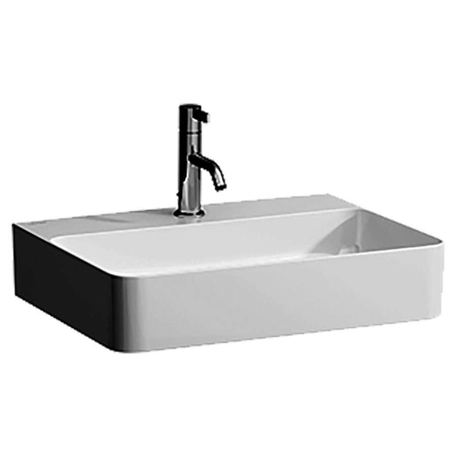 Lavabo VAL
55 x 42 cm, SaphirCéramique
pour meuble suspendu
sans trop-plein