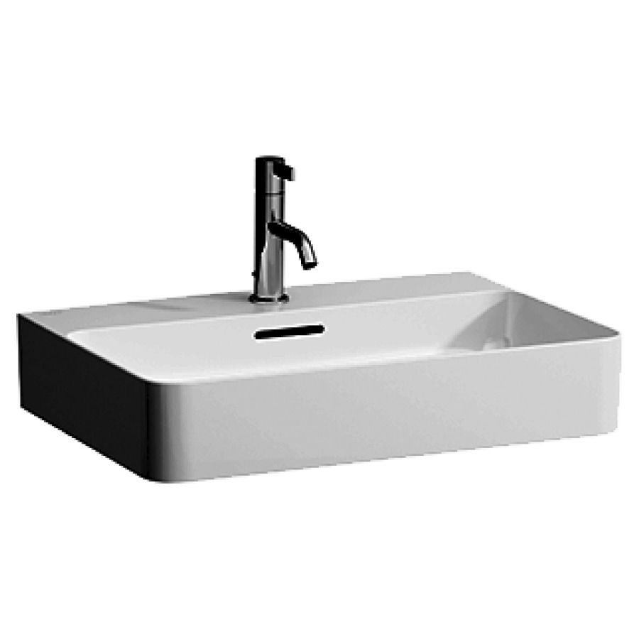 Lavabo VAL
60 x 42 cm, SaphirCéramique
pour meuble suspendu
avec trop-plein