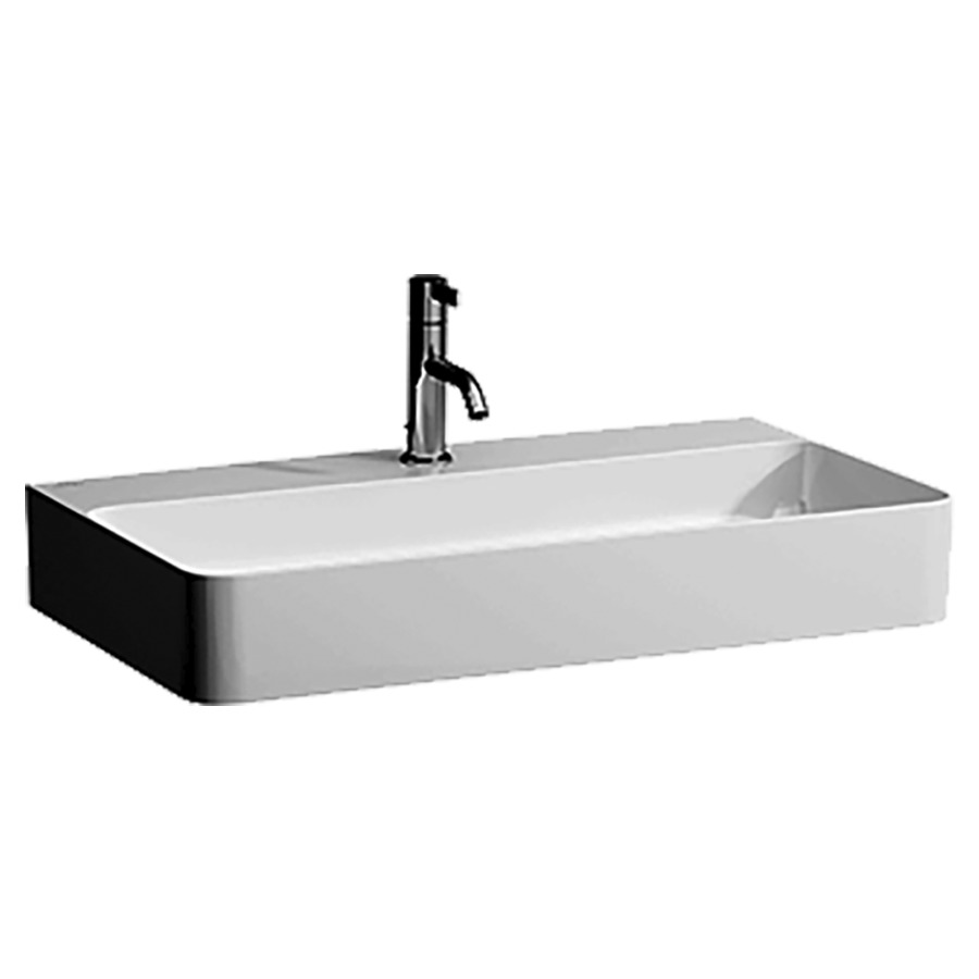 Lavabo VAL
75 x 42 cm, SaphirCéramique
pour meuble suspendu
sans trop-plein