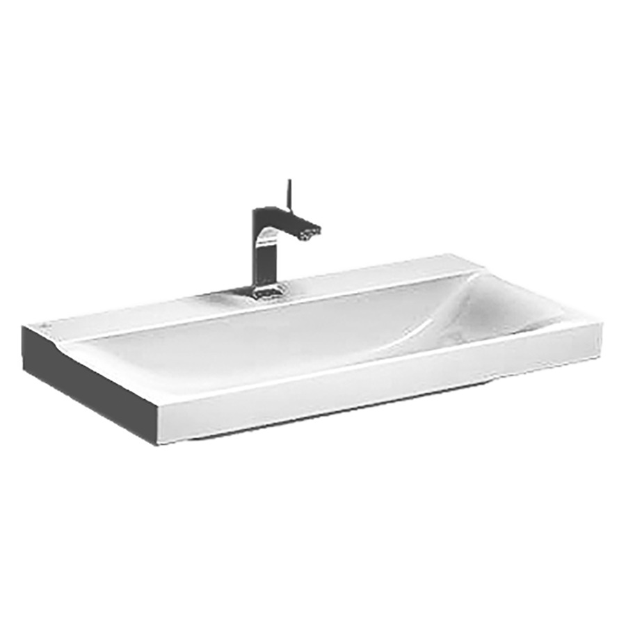 Lavabo XENO2
90 x 48 cm, céramique
pour meuble suspendu, sans
trop-plein