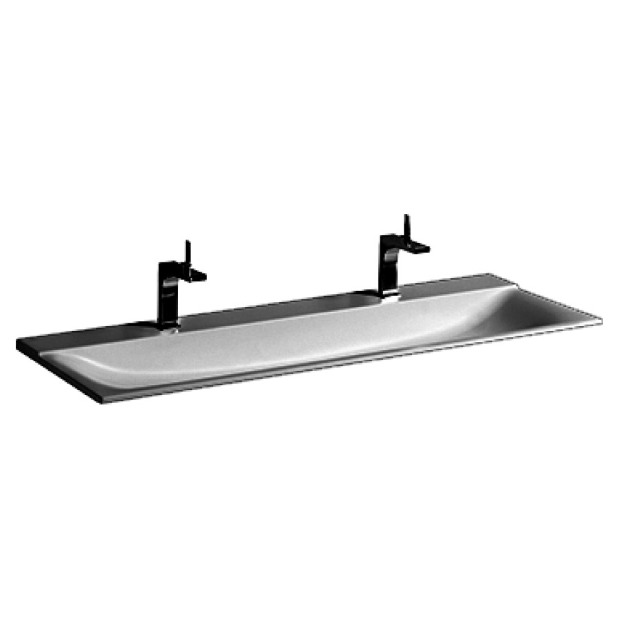 Lavabo XENO2
140 x 48 cm, Varicor
sans trop-plein, peut être
monté seulement avec un
élément inférieur