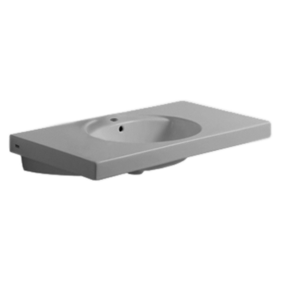 Lavabo PRECIOSA
100 x 55 cm, céramique
pour meuble suspendu, avec
trop-plein