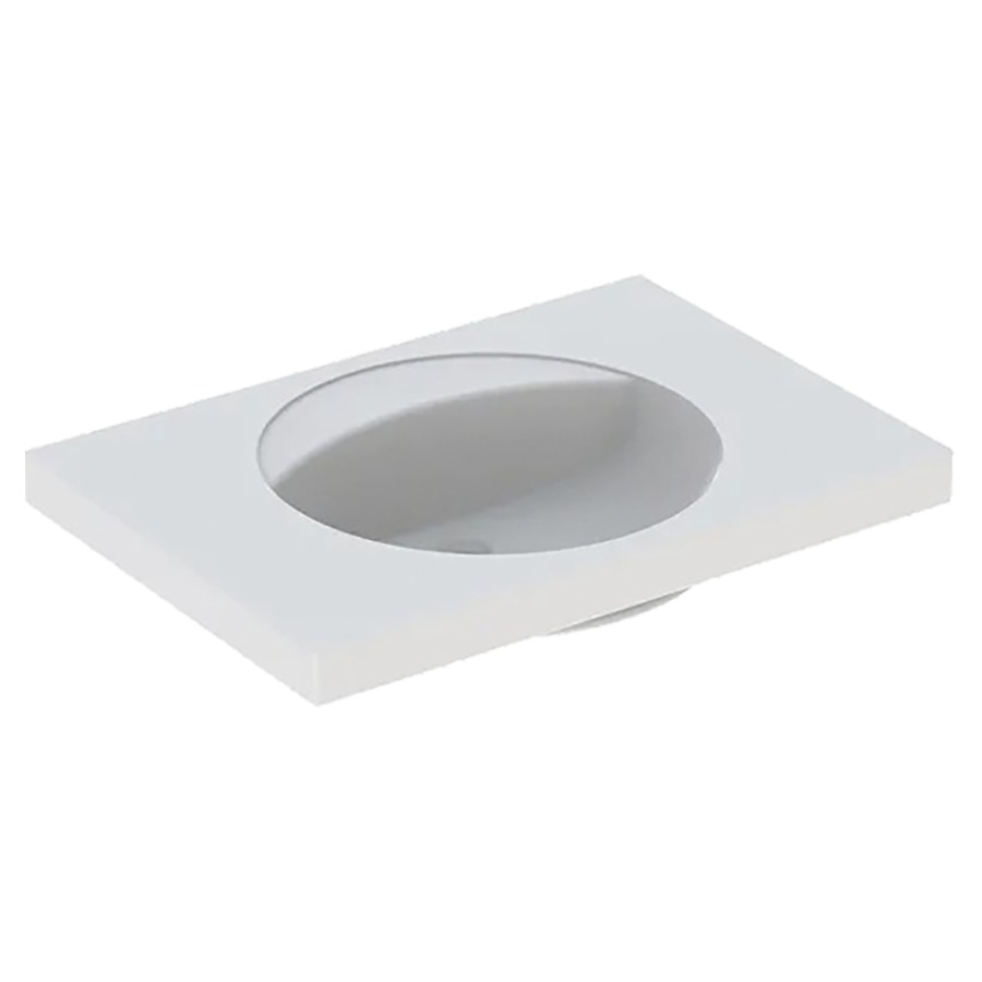 Lavabo PRECIOSA
80 x 55 cm, céramique
pour meuble suspendu, sans
trop-plein