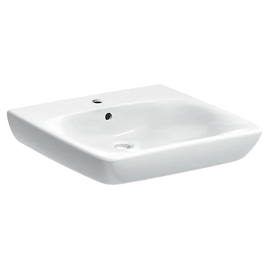 Lavabo RENOVA COMFORT
60 x 55 cm, céramique
avec trop-plein
