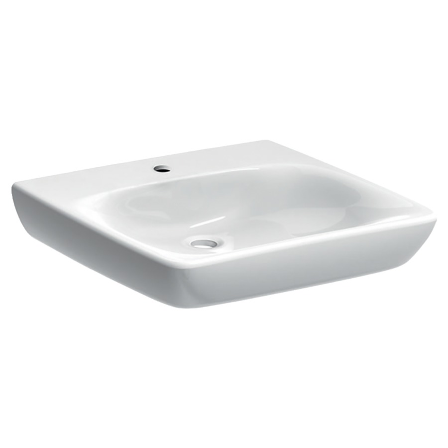 Lavabo RENOVA COMFORT
60 x 55 cm, céramique
sans trop-plein