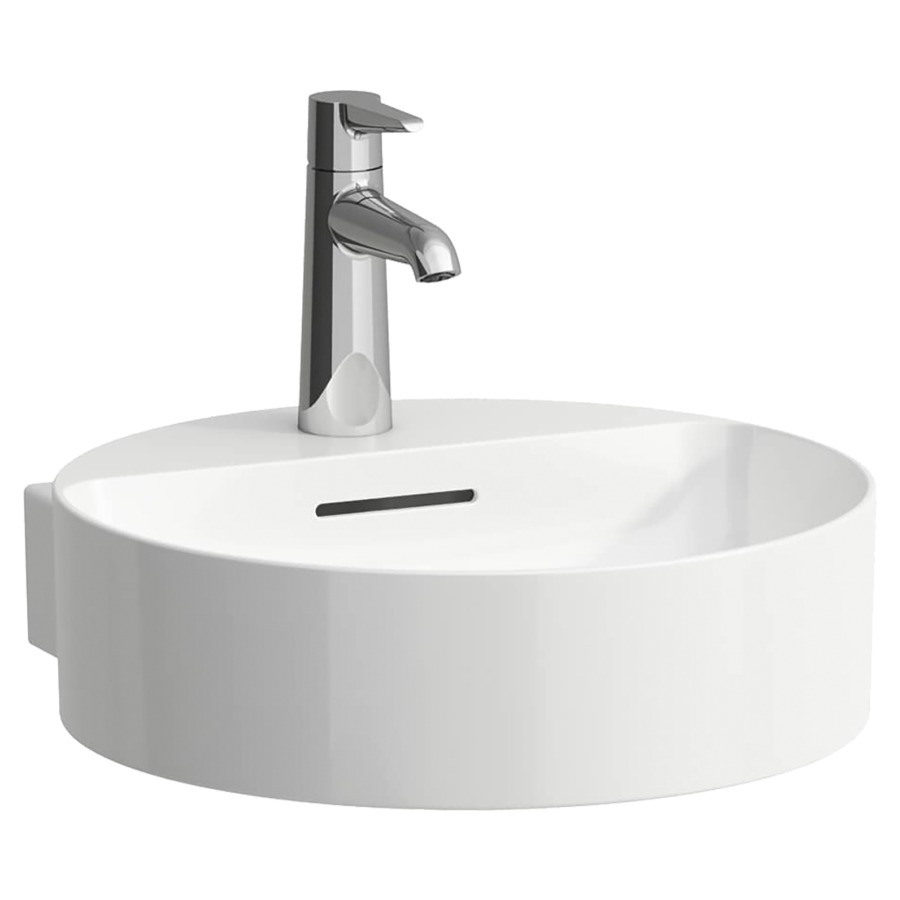 Lavabo à poser VAL
40 x 42,5 cm, SaphirCéramique
avec trop-plein
