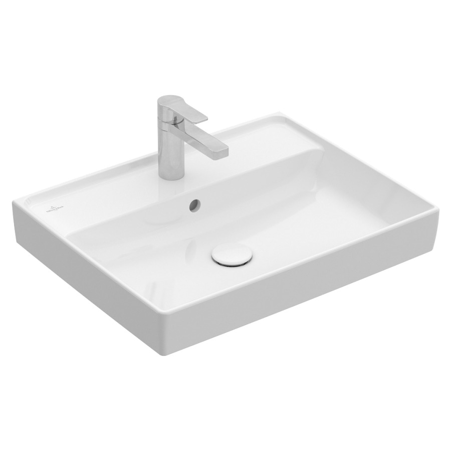 Lavabo COLLARO
60 x 47 cm, céramique
avec trop-plein