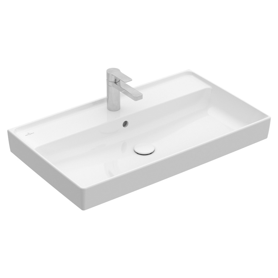 Lavabo COLLARO
80 x 47 cm, céramique
avec trop-plein