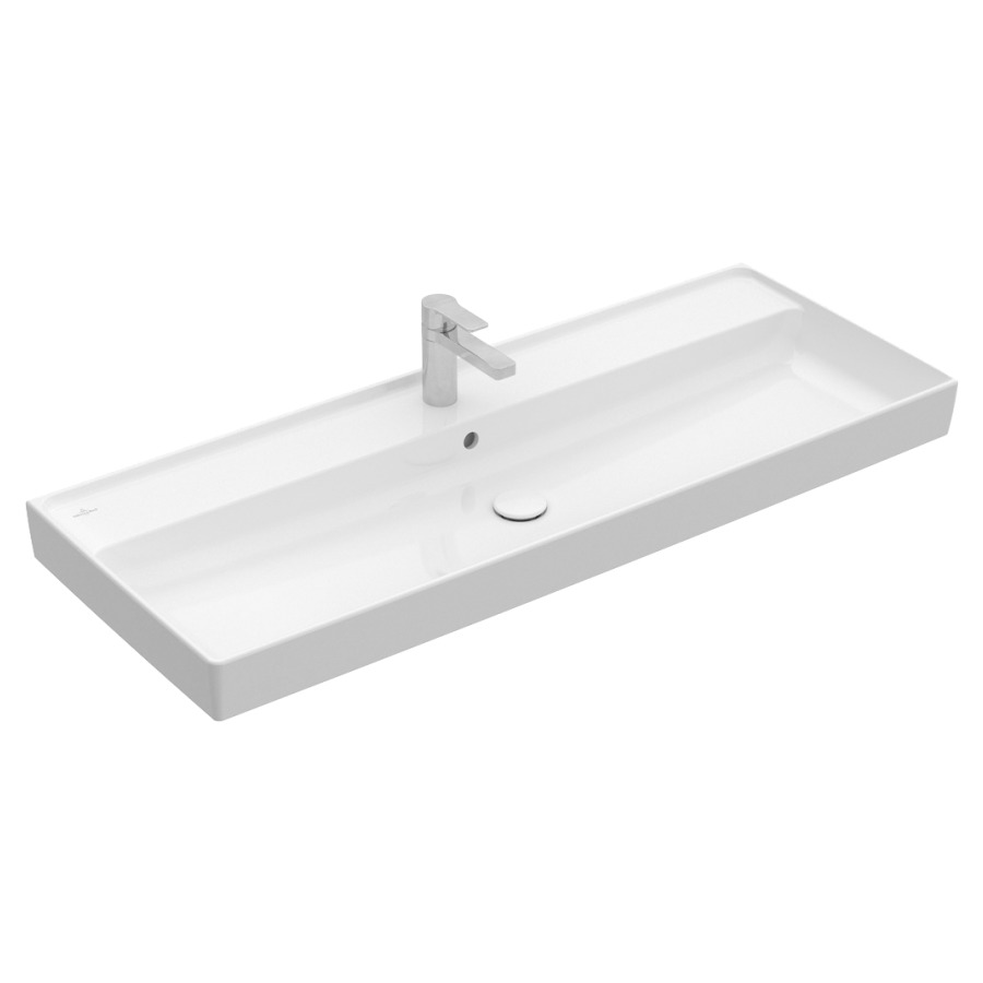 Lavabo COLLARO
120 x 47 cm, céramique
avec trop-plein