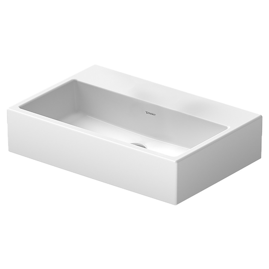 Lavabo VERO AIR COMPACT
60 x 40 cm, céramique
pour meuble suspendu, sans
trop-plein, partie inférieure
émaillée